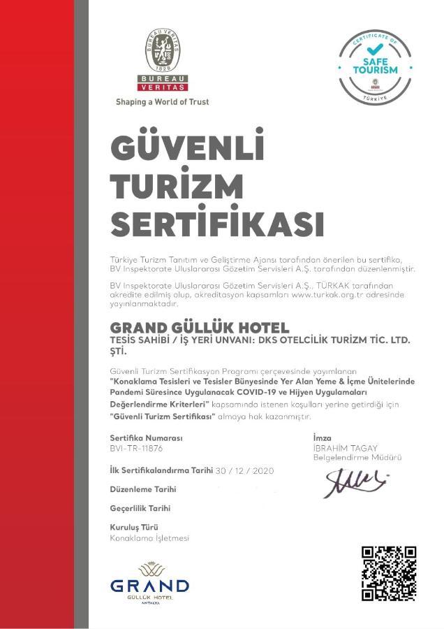 Grand Gulluk Hotel & Spa City Center Antalya Eksteriør billede
